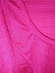 Magenta Pink Stretchable Blouse