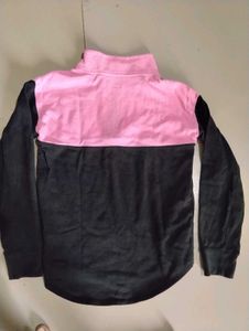 Pink &amp; Black Pullover Top