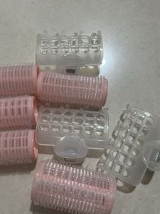 Pink Hair Rollers