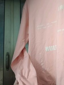 Pink Graphic Print Sweatshirt