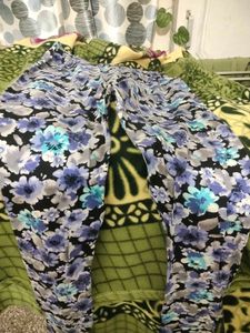 Floral Print Cotton Legging
