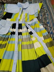 Striped Colorblock Dress