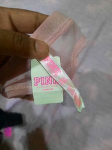 PINK Floral Thong