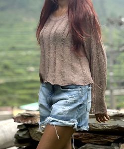 Long Sleeve Knit Top