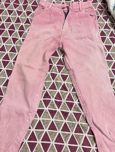 Pink Shaded Mom Fit Jeans