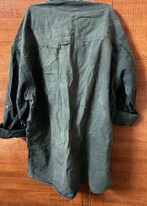 Green Button-Down Shirt