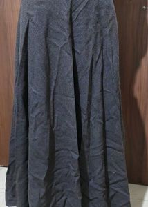Elegant Grey Maxi Skirt
