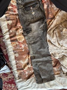 Gray Cargo Pants