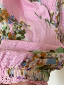 Floral Puff sleeve Top