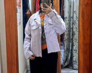 Lavender Denim Jacket