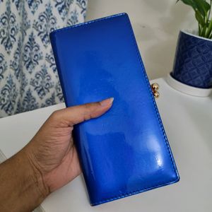 Blue Wallet/Clutch