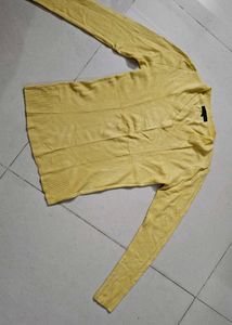Lemon Yellow Trendy Sweater