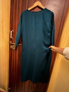 Peacock Green Colour Kurti