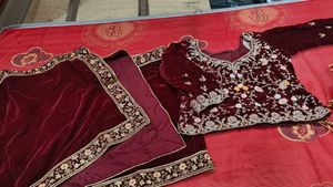 Red Embroidered Lehenga Choli