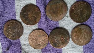 Old CoinsHalf Anna Coin 1818,1806,1802 (7coins East India Company)