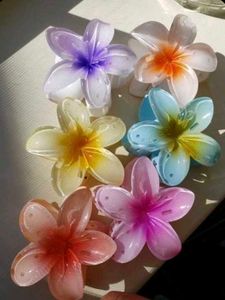 Flower Hair Claw Clips