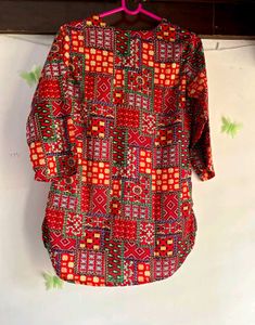 Red Printed Co-ord