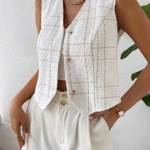 Vintage Plaid Vest