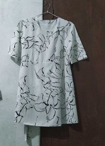 Floral Print Wrap Top