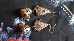 New Oxidized Jhumkaa earrings
