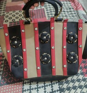 Floral Embellished Handbag