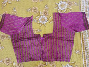 New Pink & Gold Blouse