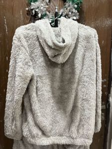 Women- Silver Cozy Loungewear Set