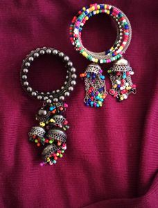 Colorful Jhumka Bracelet (bohemian style)