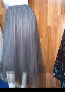 Pleated Pinteresty Formal Grey Skirt