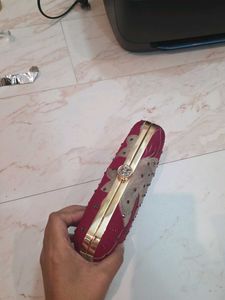 Mehroon Elegant Clutch
