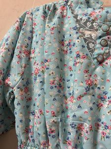 Floral Print Kurta Set