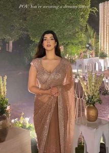 Beautiful Sequence Work Net Saree