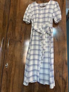 Korean Gingham Dress