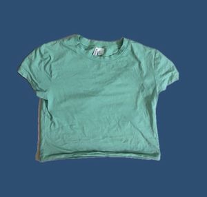 H&M Divided Mint Green Crop Top