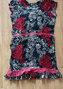 Floral Print Tunic Dress