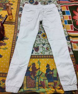 White Joggers