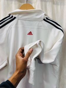 Adidas White Track Jacket