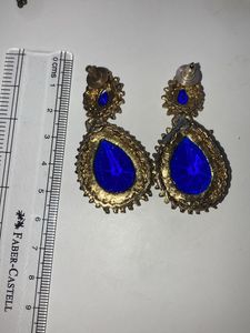 blue stone Earrings
