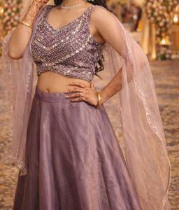 Gorgeous Purple Lehenga Choli Set