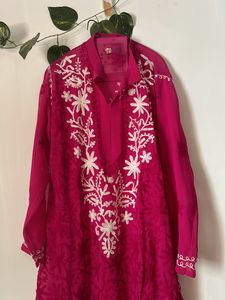 Chikankari Long Kurti Offer Valid Only For Today