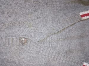 Vintage Blue V-Neck Cardigan✨❇️🍥