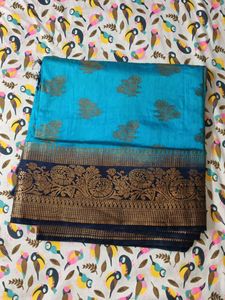 Elegant Blue Saree