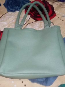 Red &amp; Green Shoulder Bag Duo