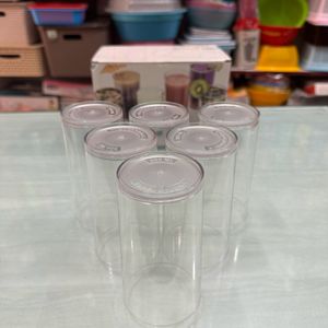 Plastic Glass Set (6 Pcs)
