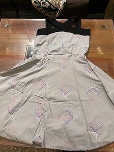 Cotton Dress Modern Neck