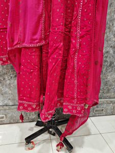 Pink Embroidered Kurta Set