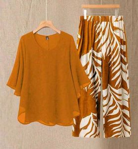 Stylish Leaf Print Co-ord Set