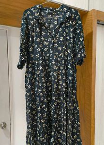 Floral Print Midi Dress