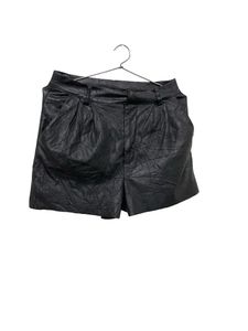Y2k Faux Leather Shorts