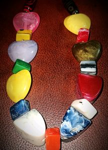 Multicolored Neckpiece Handmade
